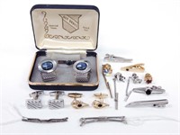 Vintage Cufflinks, Tietacks, Tiebars