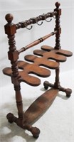 Carved Victorian Boot Stand