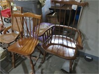 2 WINDSOR BACK CHAIRS