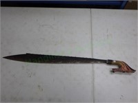 West Irian Jaya (West Papua) handpainted machete