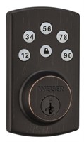 Weiser Powerbolt 2 Venetian Bronze Keyless Entry