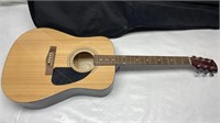 Fender Acoustic Guitar With Case Fa-115PK