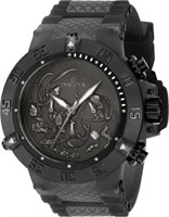 Invicta Men's Black Aqua 50mm Quartz Watch