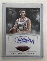 #16 VICTOR CLAVER SIGNED CARD