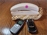 Housephone and 2 cell phones