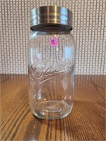 Large Ball jar with Lid 12 inches tall