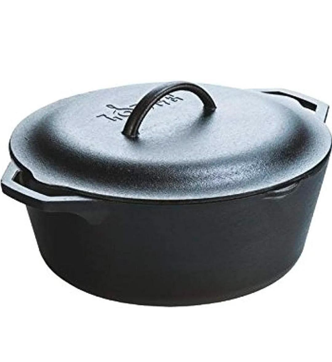 ($133) Lodge Dutch Oven with Dual Handles,