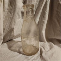 Embossed Bowmans Dairy Company Milk Bottle