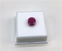 11x9mm Oval Serengeti Ruby