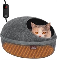 Heated Cat Bed for Medium Large Cats