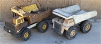 Tonka & Remco Rusty Toy Dump Trucks