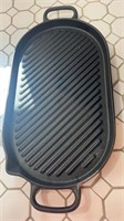 French cast iron grill pan