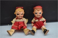 Vintage Porcelain Jointed Campbell's Soup Kids