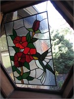 stained glass wall hanging