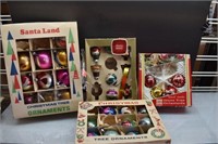 Lot VTG Glass Christmas Ornaments-Shiny Brite, Etc