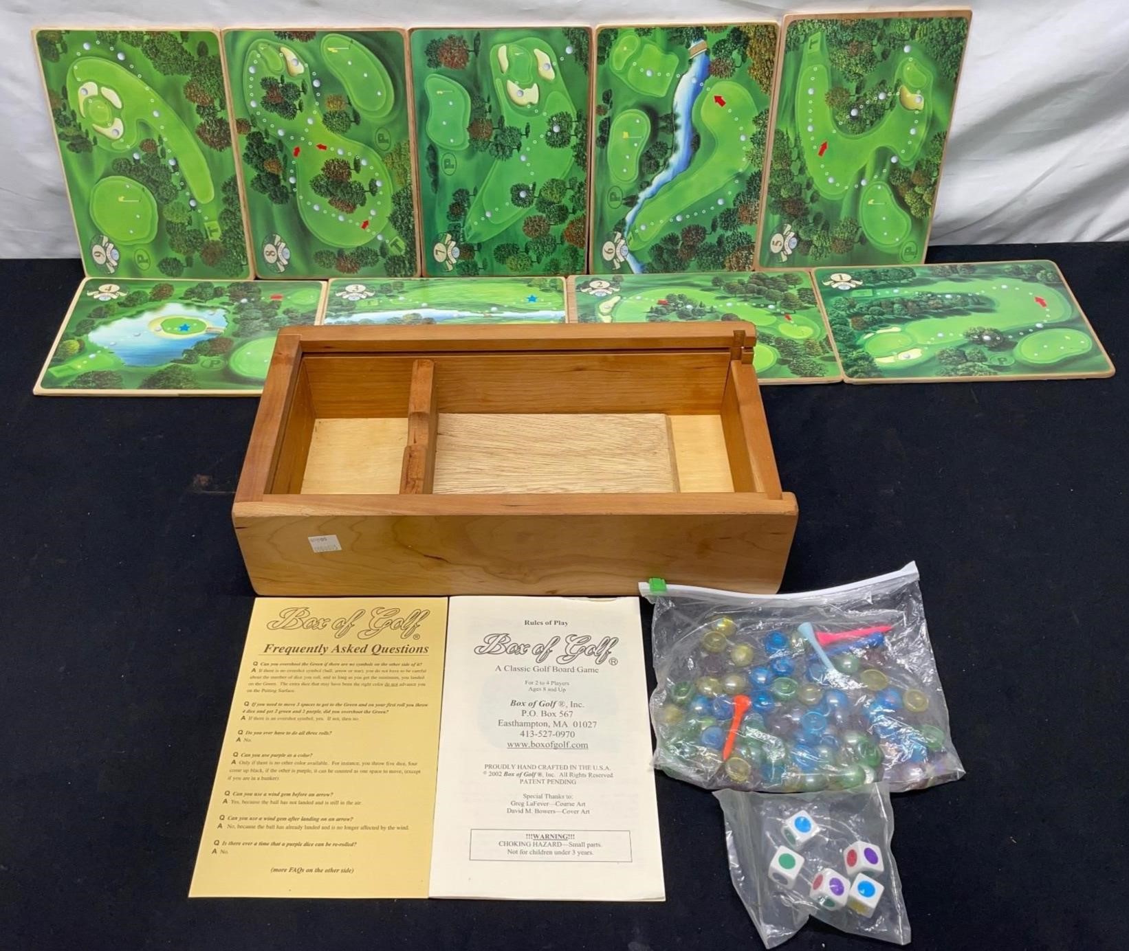 Box Of Golf, Golf Board Game