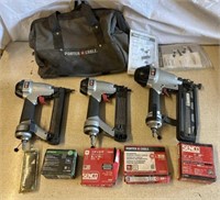 3) Porter Cable pneumatic Tool Lot: Porter Cable