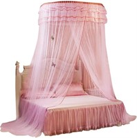 Ymiko Bed Canopy, 120x270x110 cm Round Breathable