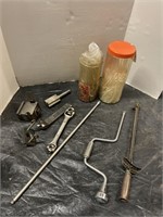 Craftsman speed wrench, Lathe accessories