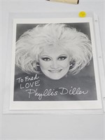 AUTOGRAPHED PHYLLIS DILLER