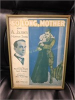 "So Long Mother" Al Jolson's Mother Song