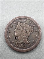 1853 Large Cent