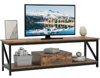 VERMESS, TV Stand for 55" TV with Storage, Industr