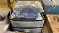 1 LOT, Assorted Couch Covers & 1 Sterilite 3