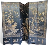 Tall Six-Panel Asian Screen.