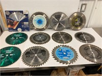 12 - 10" Saw Blades assorted