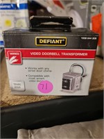 Video doorbell transformer
