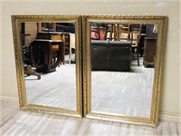 Gilt Framed Mirrors.