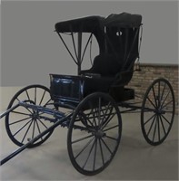 FULLY RESTORED ANTIQUE HORSE DRAWN DOCTOR'S BUGGY