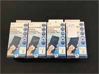 4 - 50ct electronic wipes (display)
