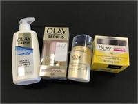 4 asst olay products (display)