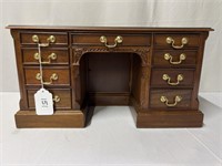 Unusual Miniature 9 Drawer Desk-Jewelry Cabinet