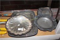 SILVERPLATED TRAYS - BOWLS