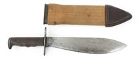 WWI US ARMY M1917 BOLO KNIFE & SCABBARD DATED 1918