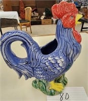 Rooster pitcher 10" tall