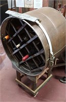 Antique Maytag Washer Copper Tub Wine Rack