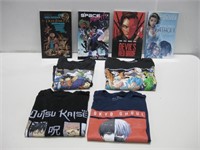 Four Anime Shirts & Mangas