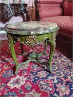 1920s/1930s Marble Top Side Table