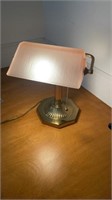 Brass desk lamp