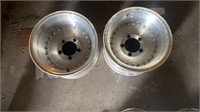 Set of two 15 x 10, 5-bolt 5 1/2 pat. Ford