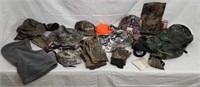 Camo Hunting Hats, Gloves, Back Pack and More