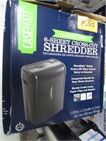Casemate 6-Sheet Cross Cut Shredder