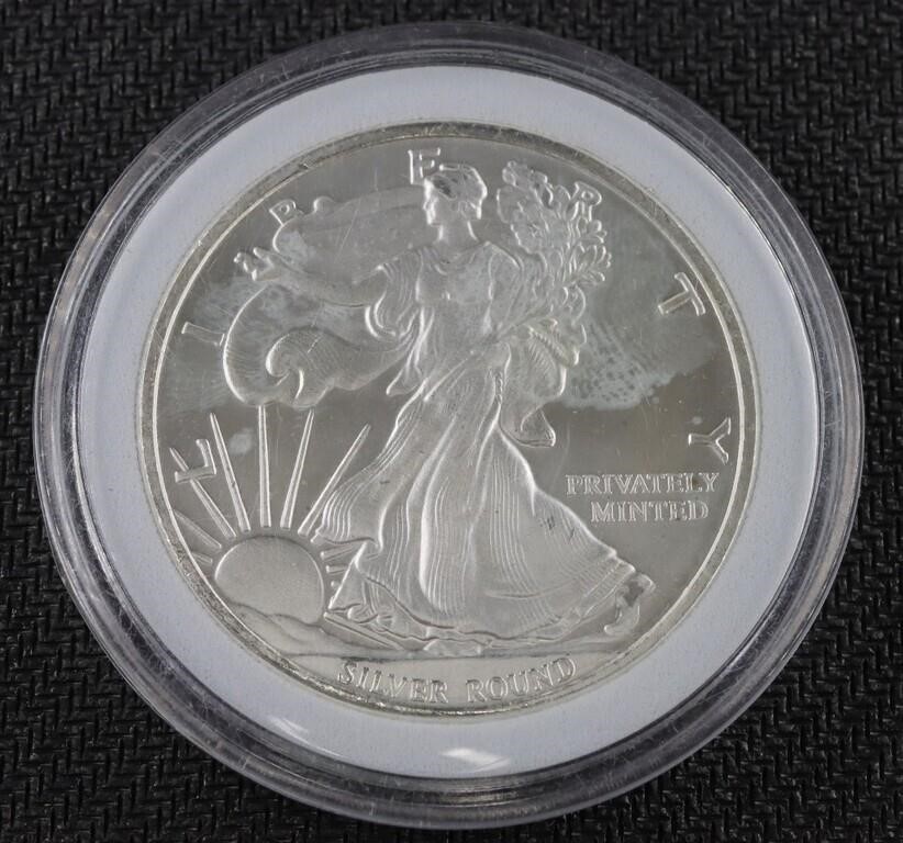 .999 Fine Silver 1 Troy Ounce Round
