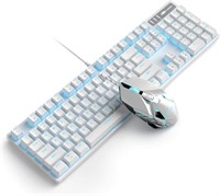 Mechanical Keyboard & Mouse  Blue Backlit