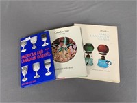3 Reference Books -Canadian Pressed Glass
