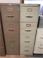2 - 4 drawer filing cabinets